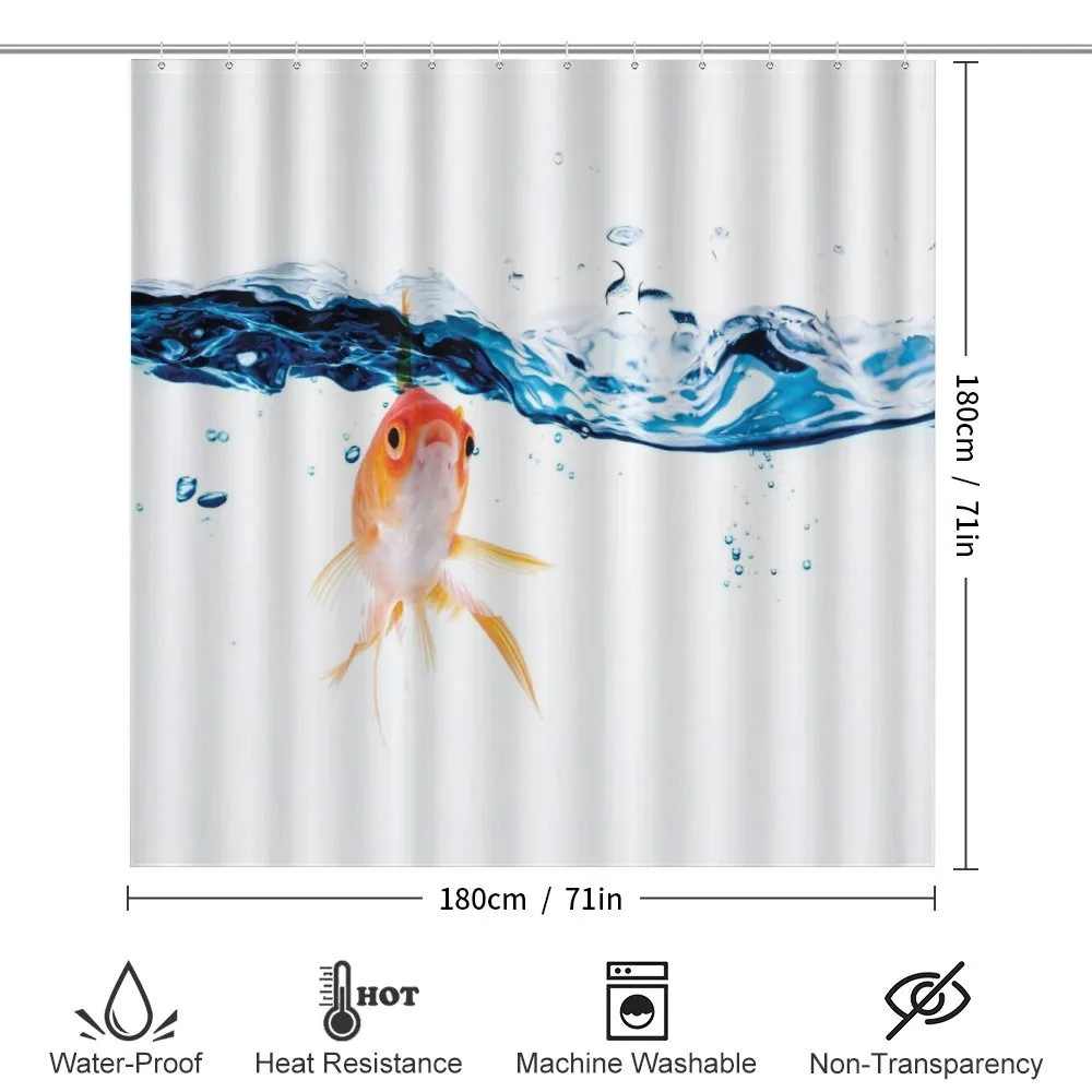 Goldfish Swimming in Water — Detail 2