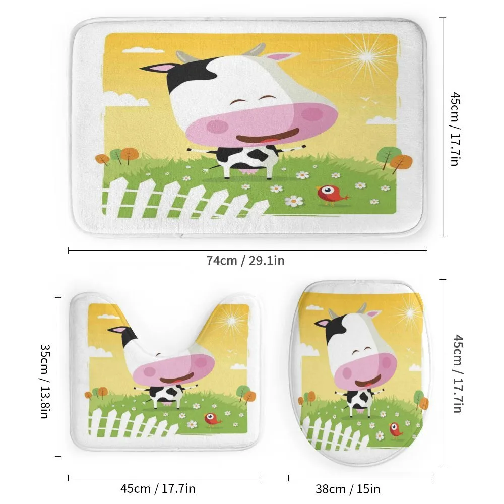 Happy Cartoon Cow Ranch — Detail 1