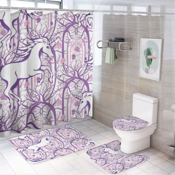 Magic Fairytale Forest on a shower curtain