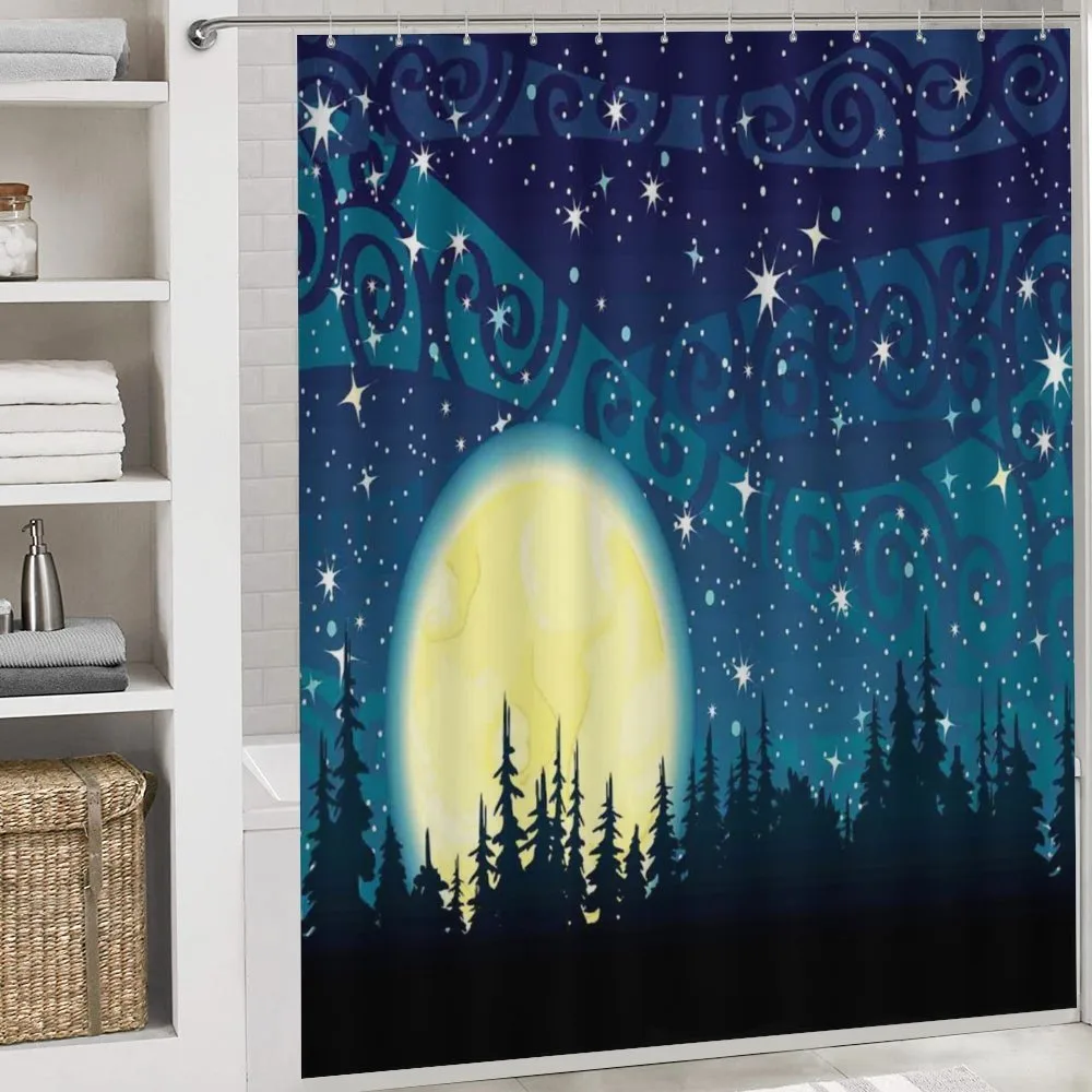 Moon over Forest — Detail 4