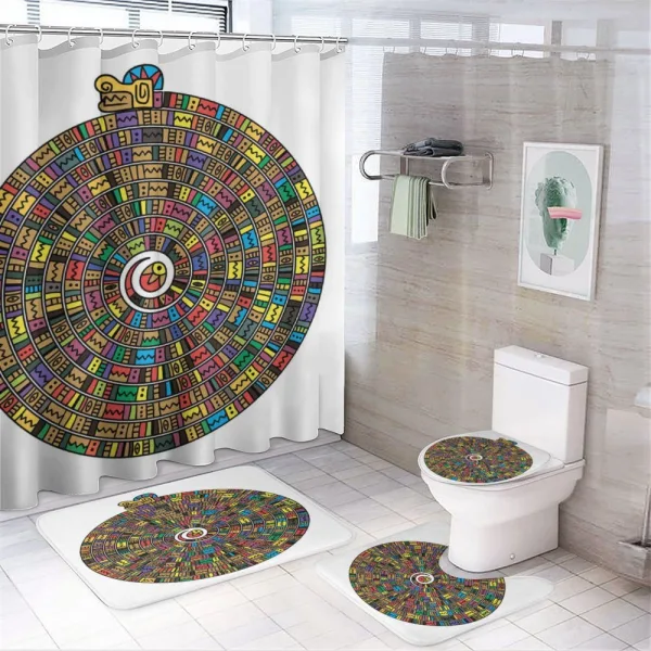 Old Mexican Kingdom Snake on a shower curtain