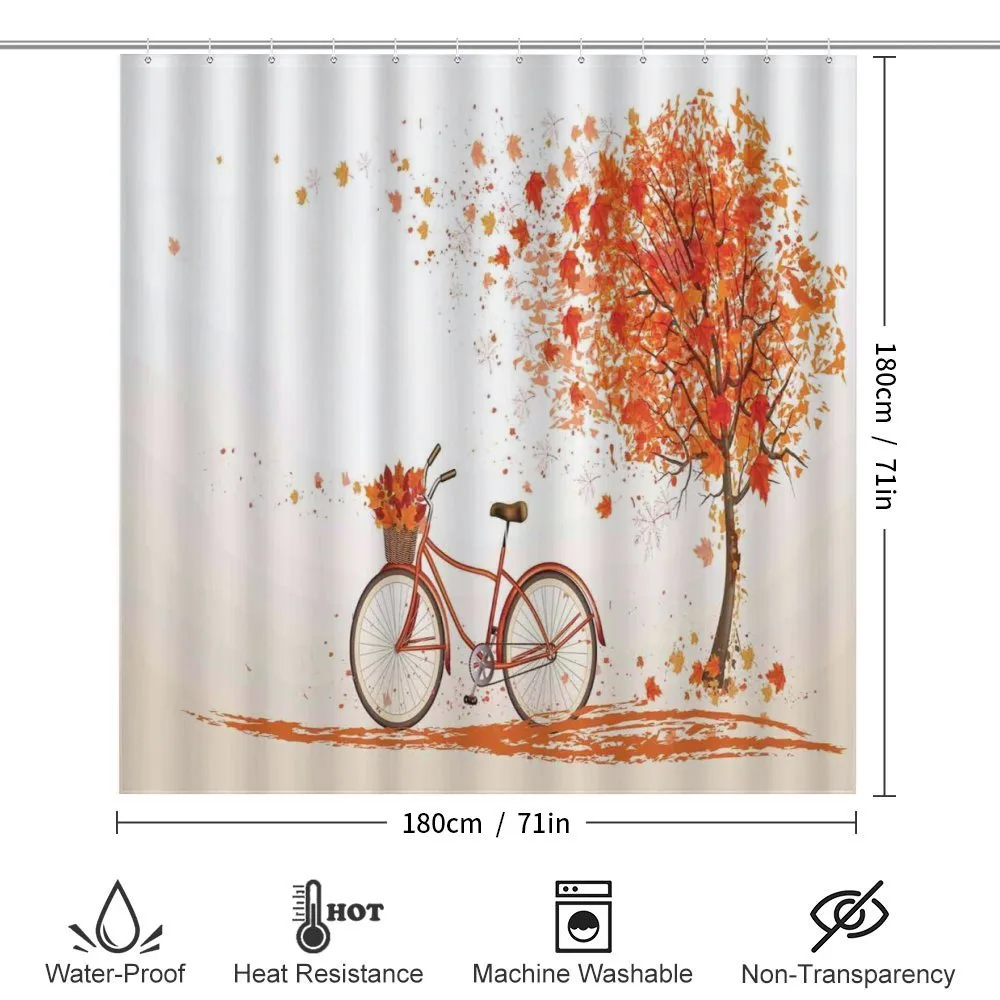 Orange Autumn Tree — Detail 2