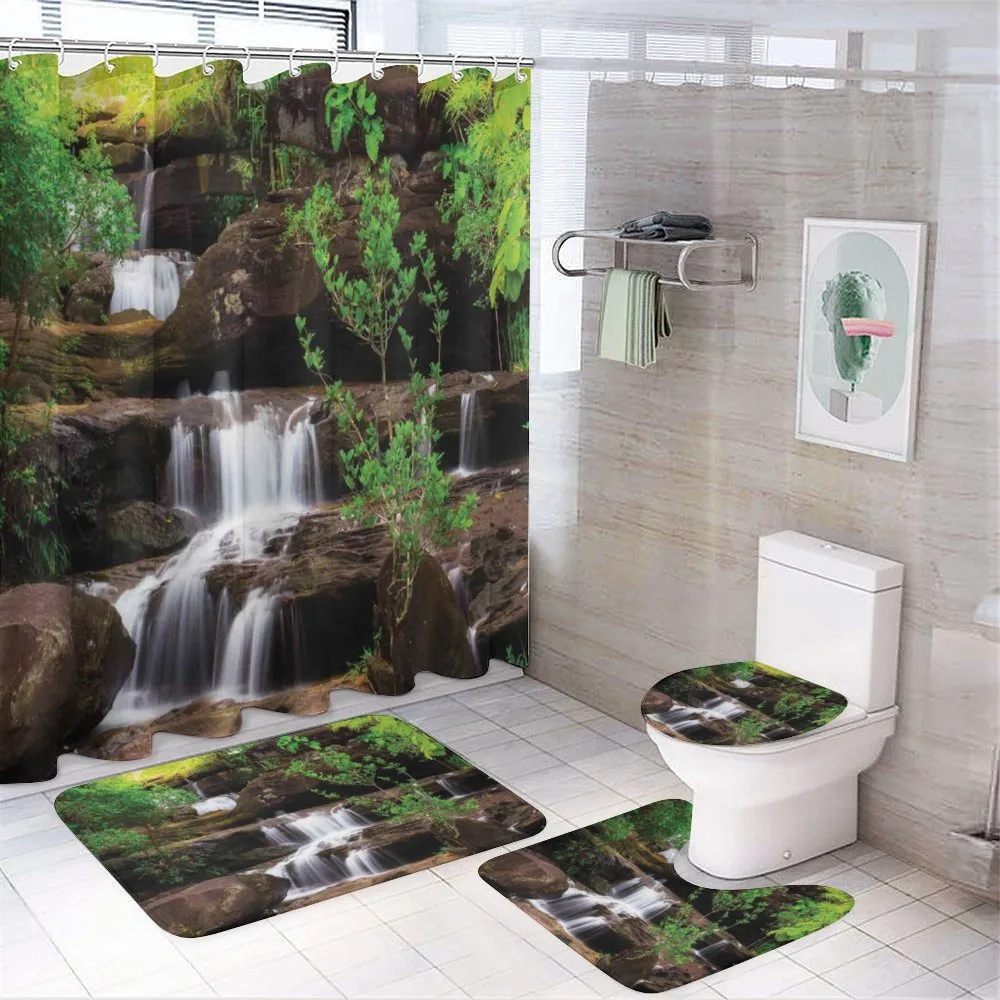 Rock Stair in Waterfall — Your design