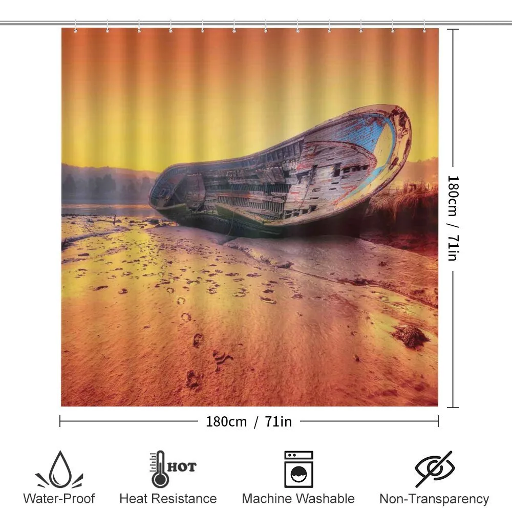 Rusty Abandoned Boat — Detail 2