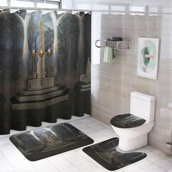 Secret Forest on a shower curtain