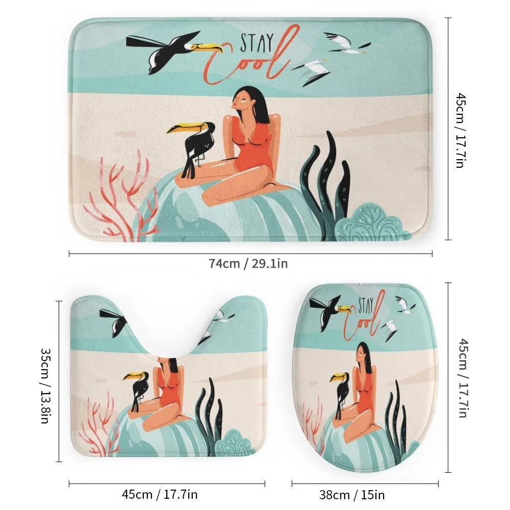 Summer Girl with Toucan — Detail 1