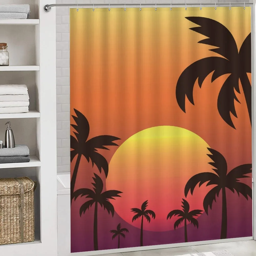 Sunset with Palms Art — Detail 4