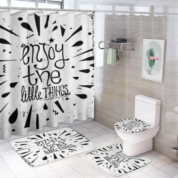 Vintage Motivation Boost on a shower curtain