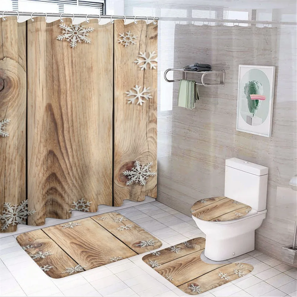 Wood Plank Snowflakes — Your design