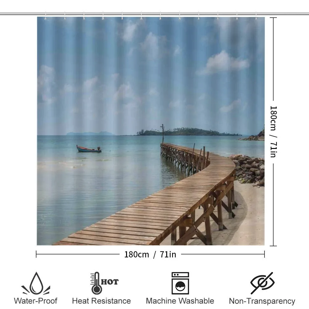 Wooden Bridge to Sea — Detail 2