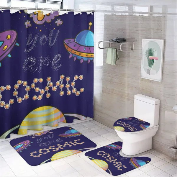 You are Cosmic Galactic on a shower curtain