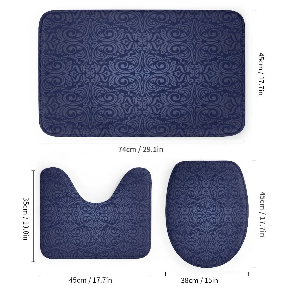 Blue Floral Old Design — Detail 1