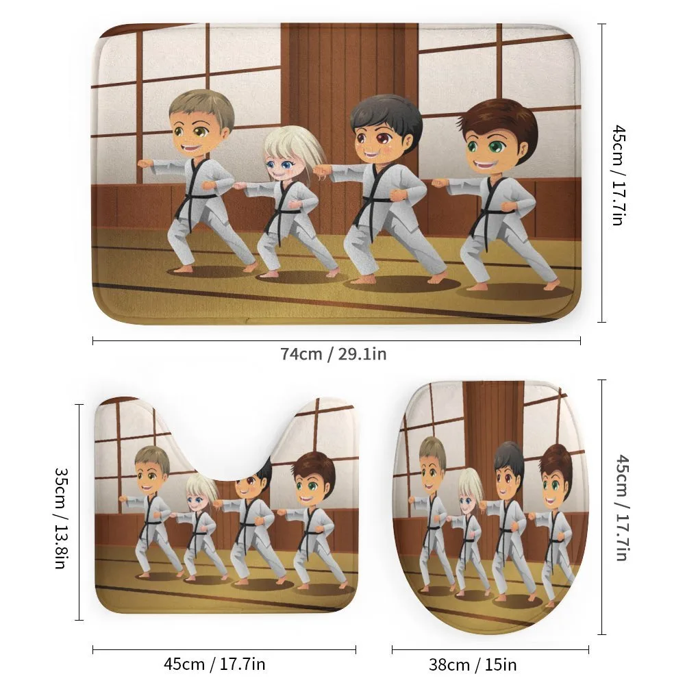 Children Dojo Practice Art — Detail 1