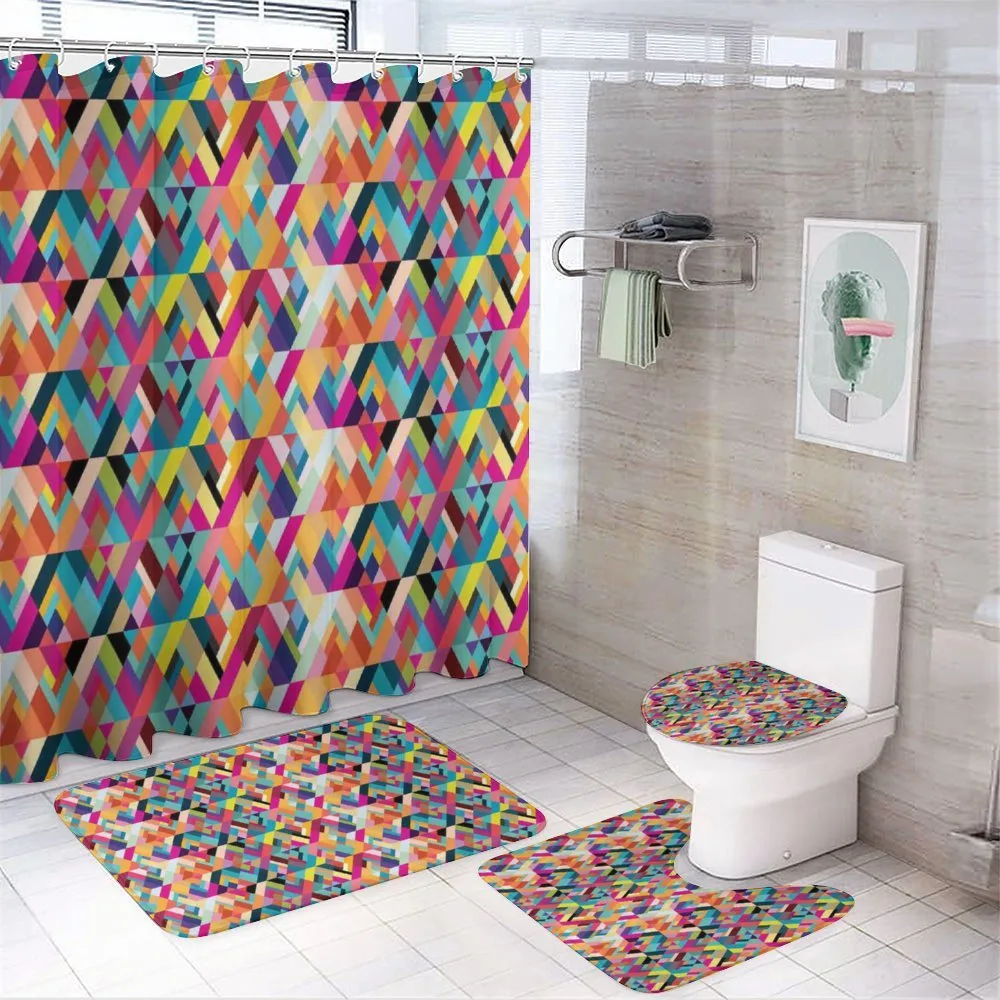 Diagonal Colorful Tile — Your design