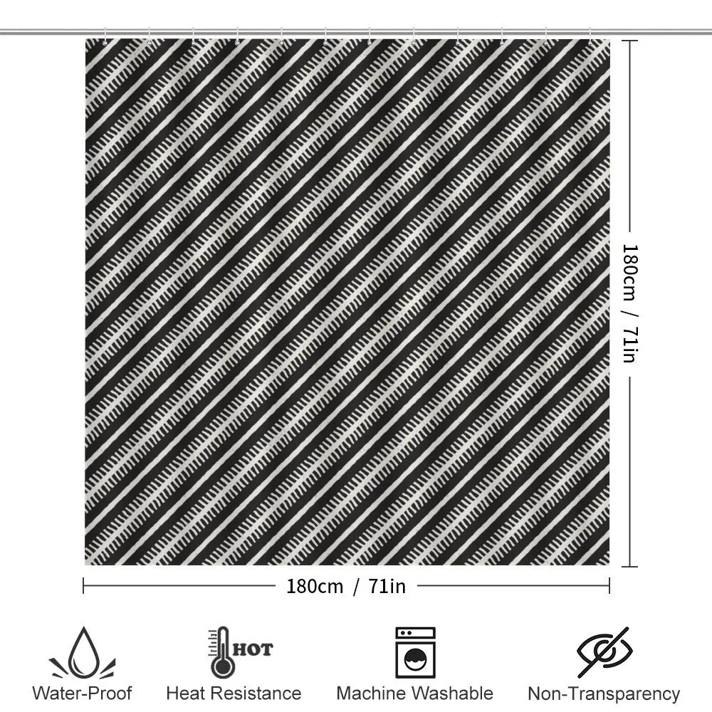 Diagonal Zip Motif and Lines — Detail 2