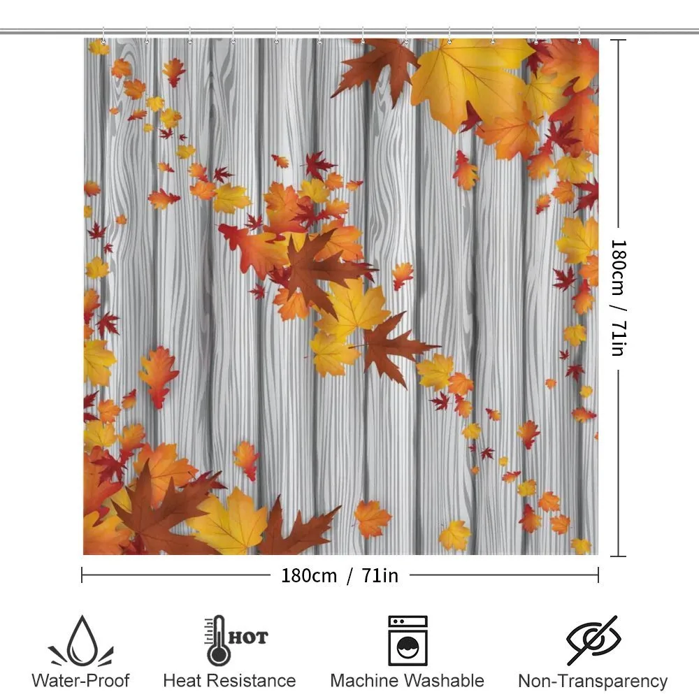 Fall Maple Leafs Tree — Detail 2