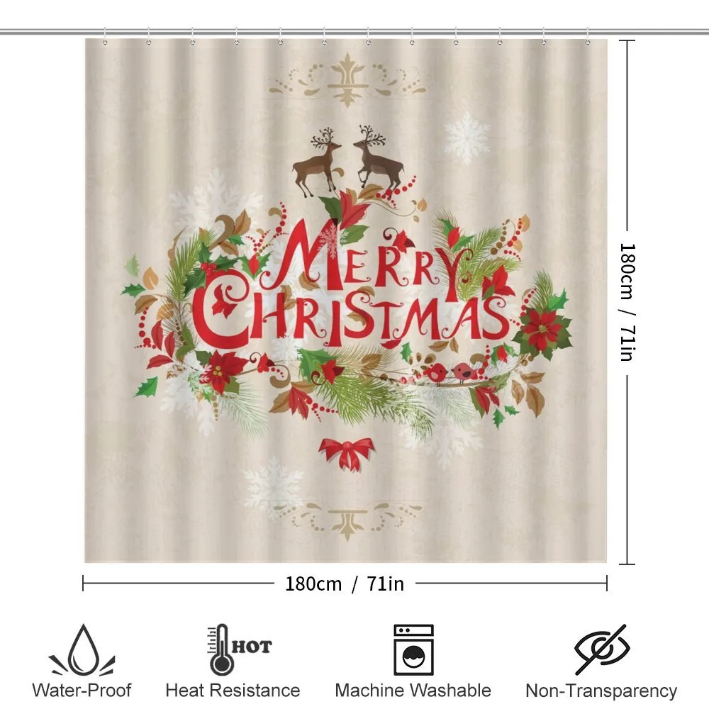 Floral Merry Xmas — Detail 2