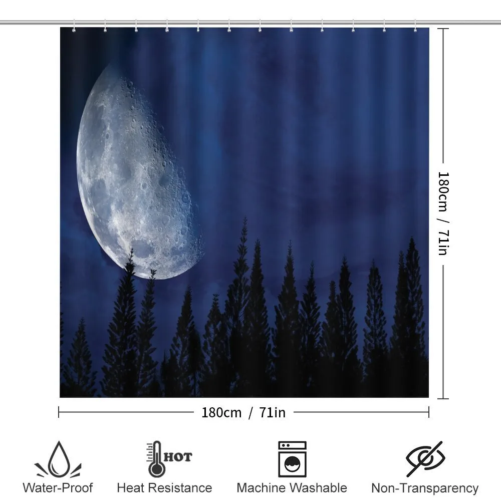 Forest Night Silhouette — Detail 2