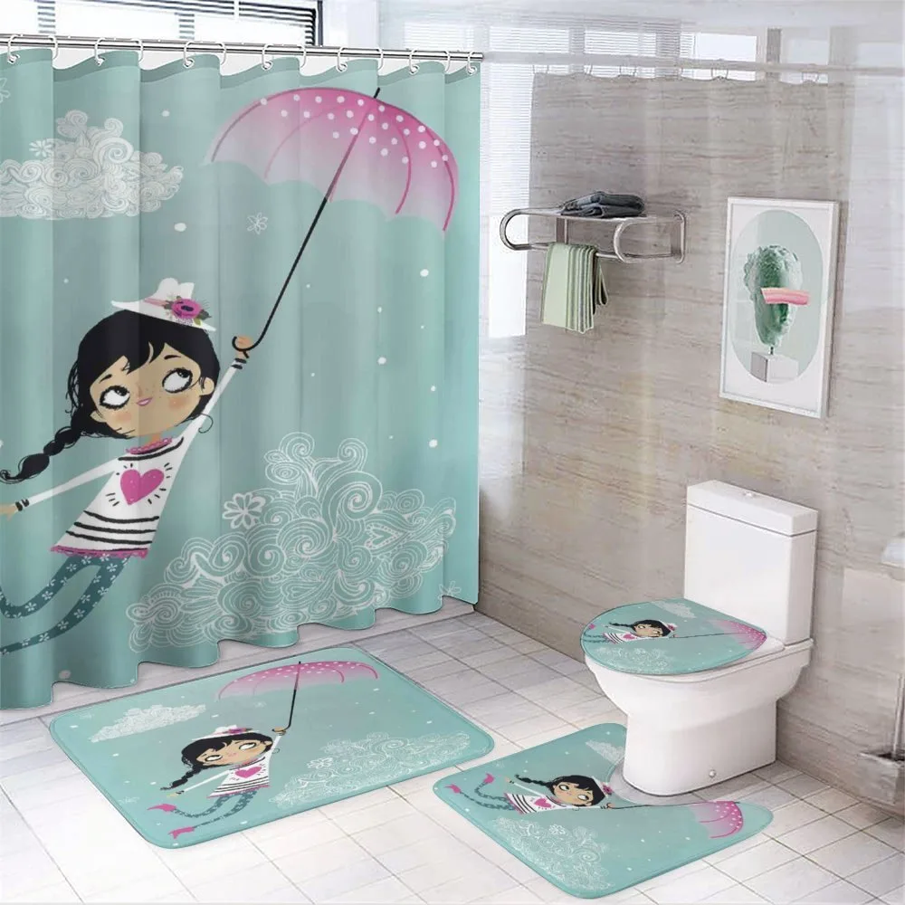 Girl with Pink Umbrella — Your design