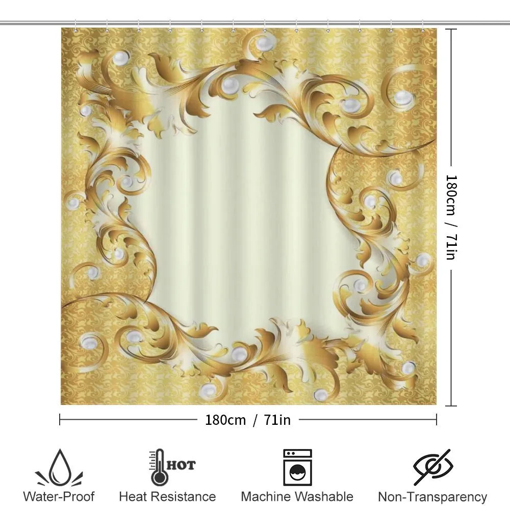 Golden Floral Ornament — Detail 2
