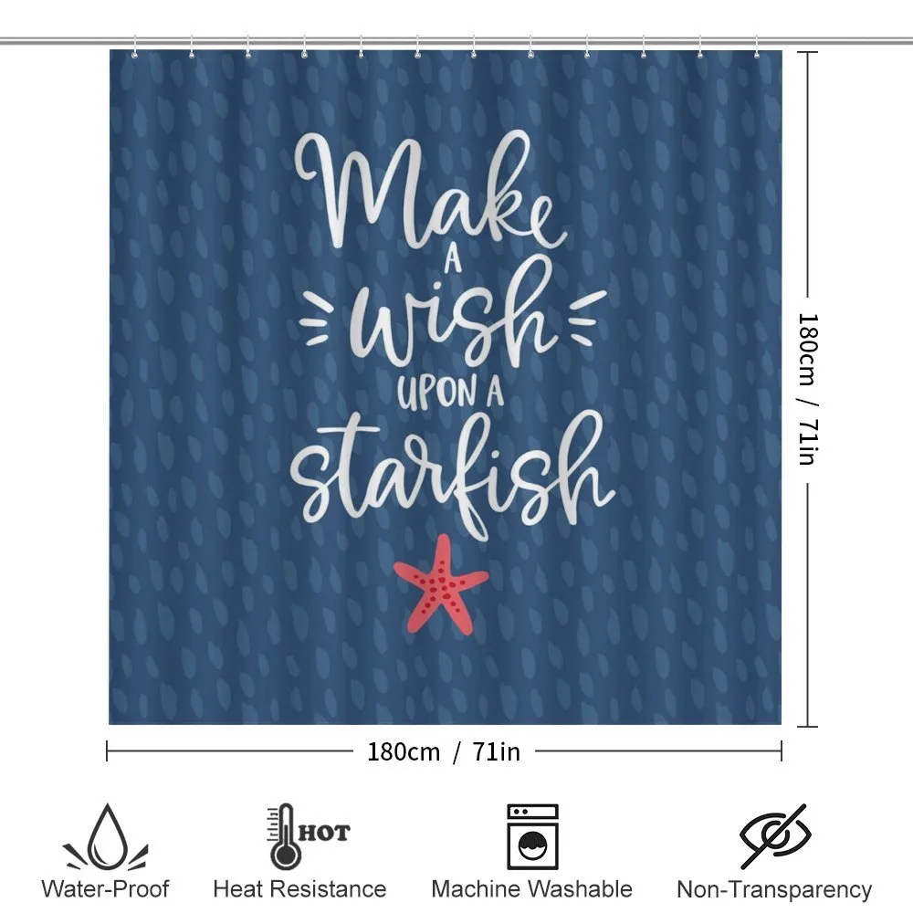 Nautical Text with Starfish — Detail 2