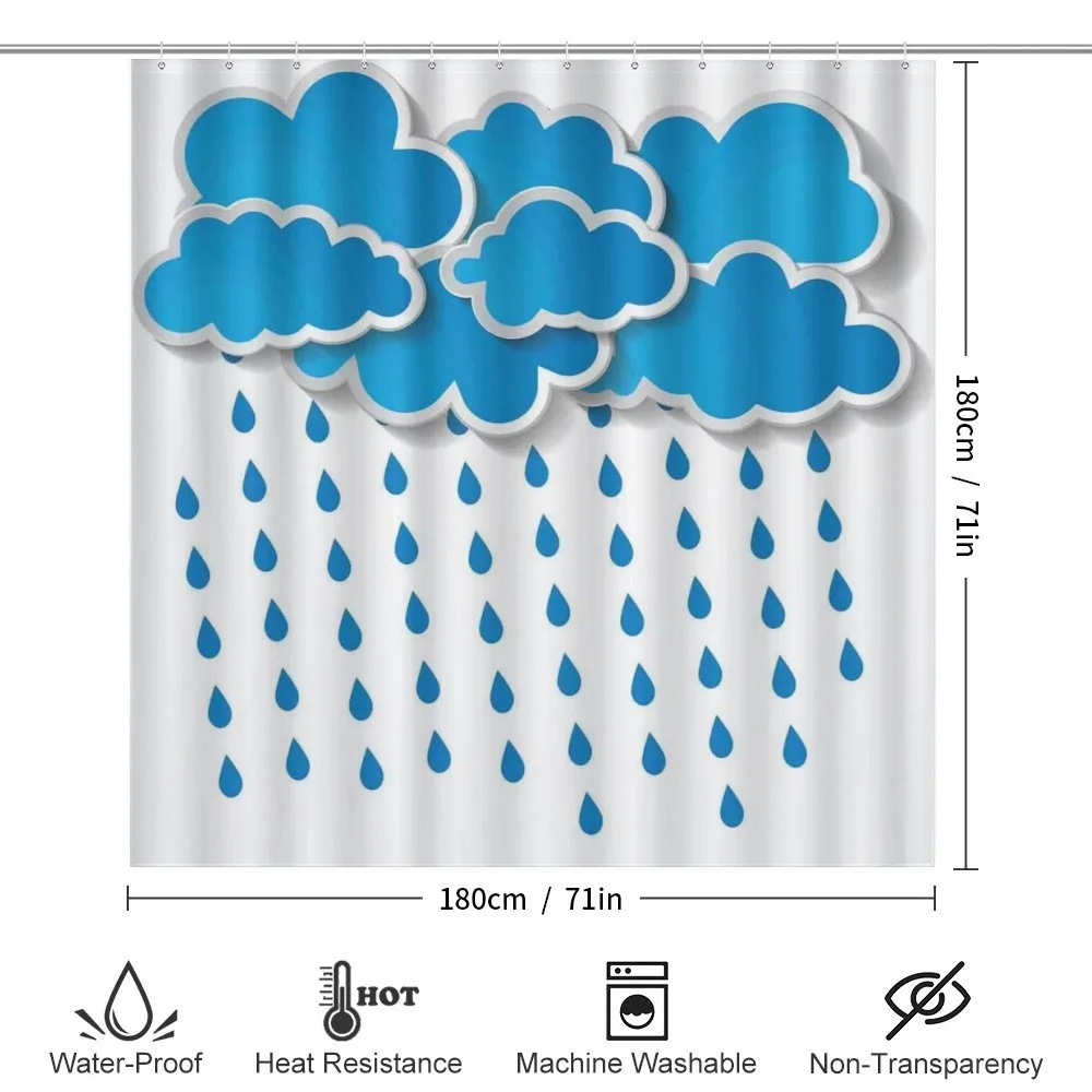Puffy Clouds Rainy Day — Detail 2