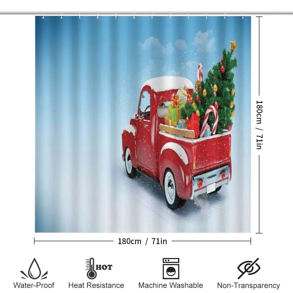 Red Truck Xmas Tree — Detail 2