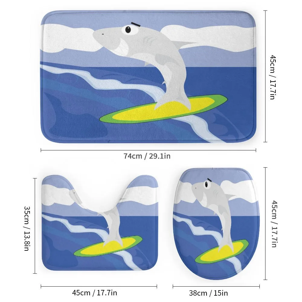 Shark Fish on a Surfboard — Detail 1