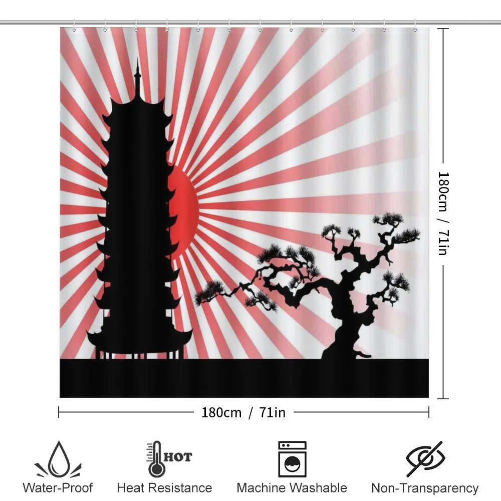 Shinto Building and Tree — Detail 2