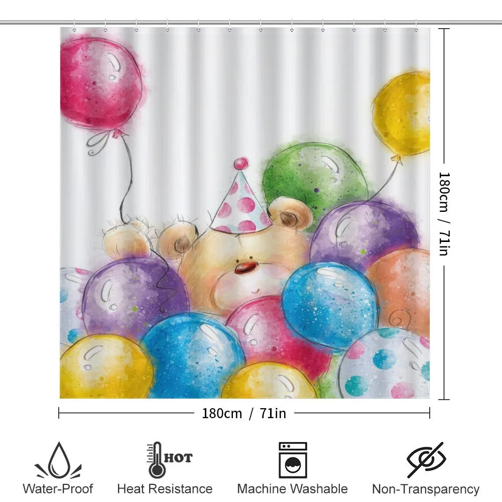 Sketchy Bear Balloons — Detail 2