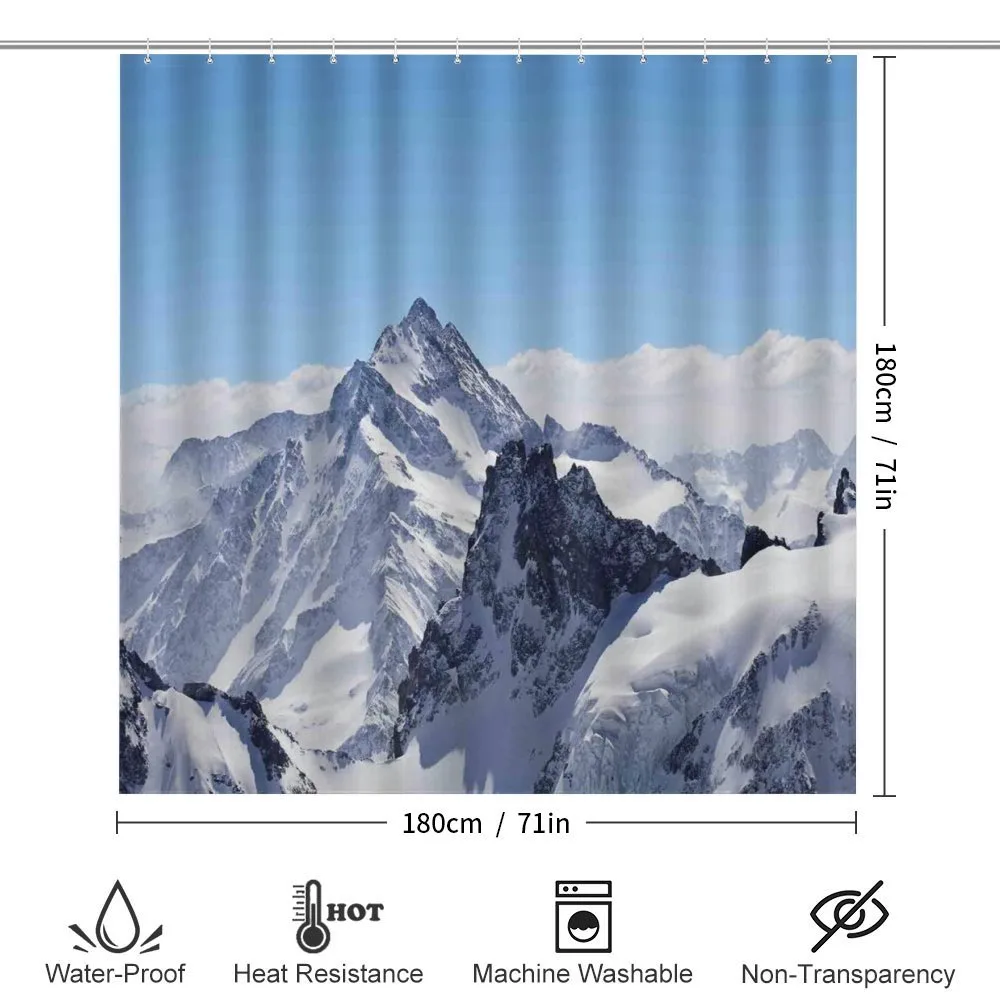 Snowy Mountain Peaks — Detail 2