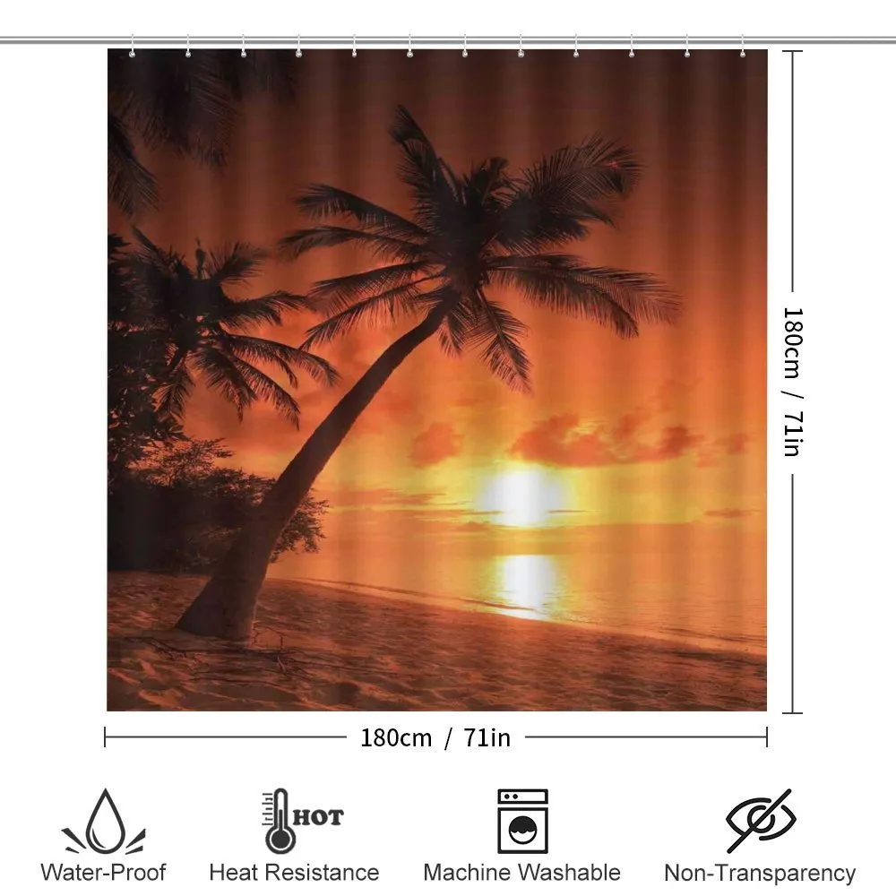 Twilight Coconut Palms — Detail 2