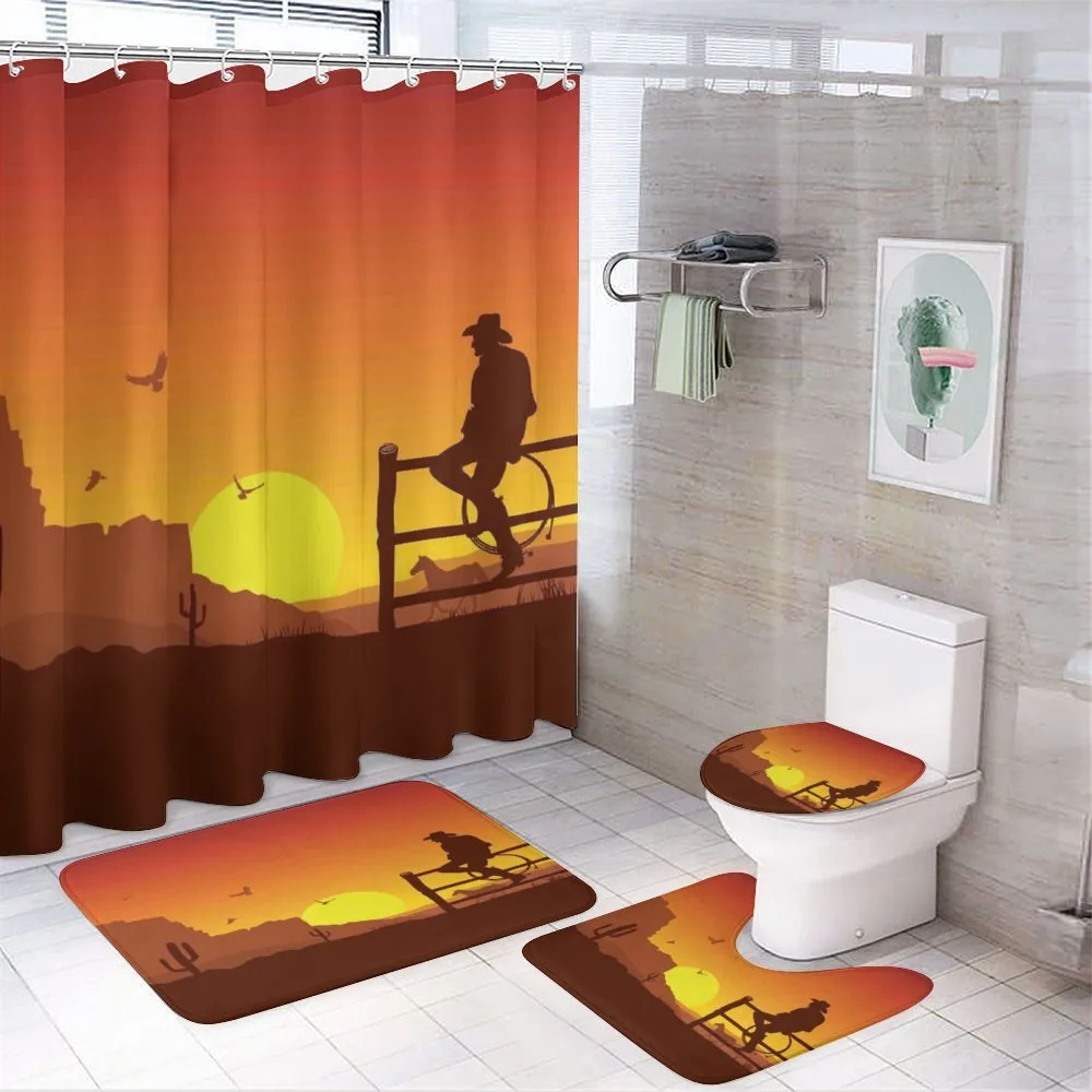 Wild West Sunset Scene — Your design