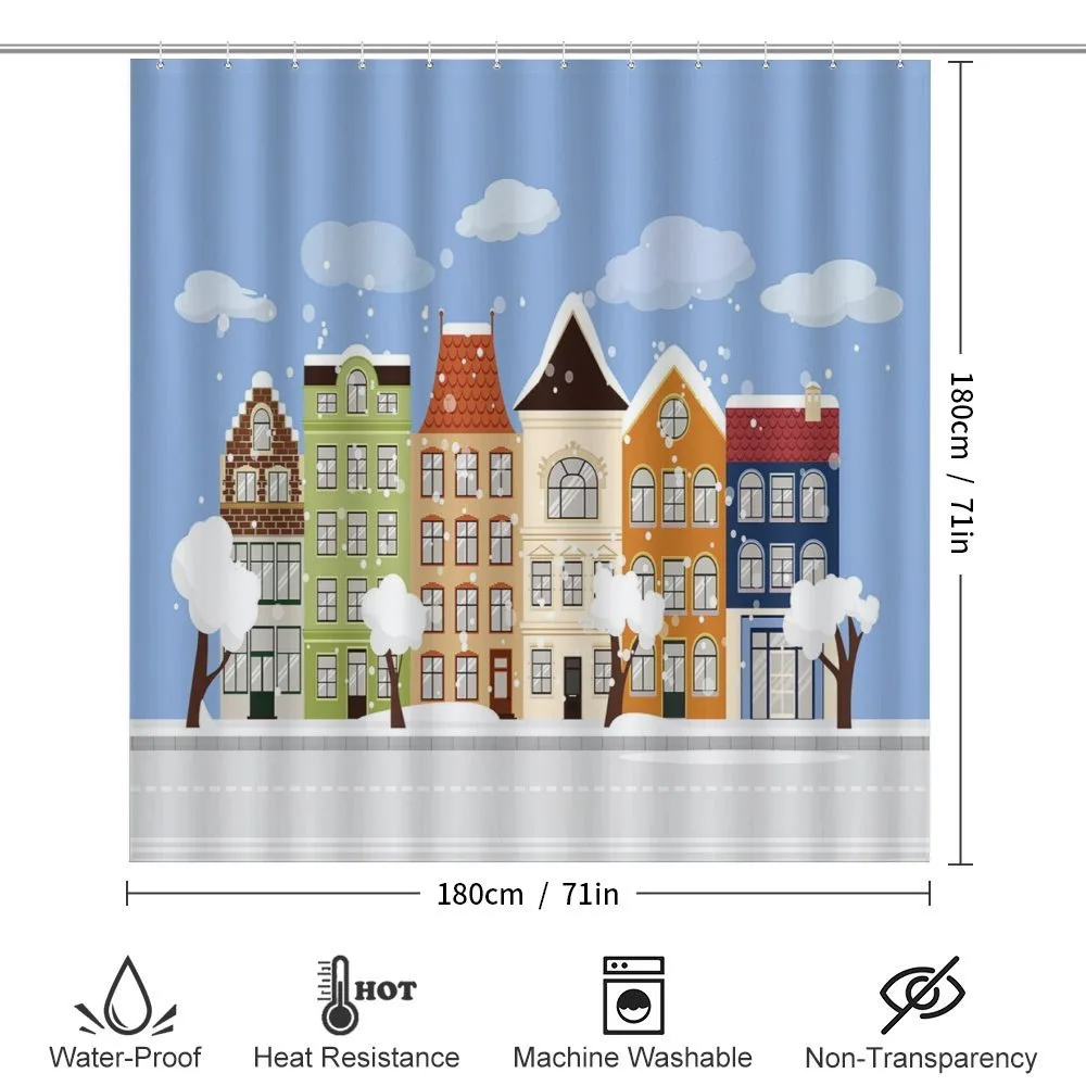 Winter Time Dutch Houses — Detail 2