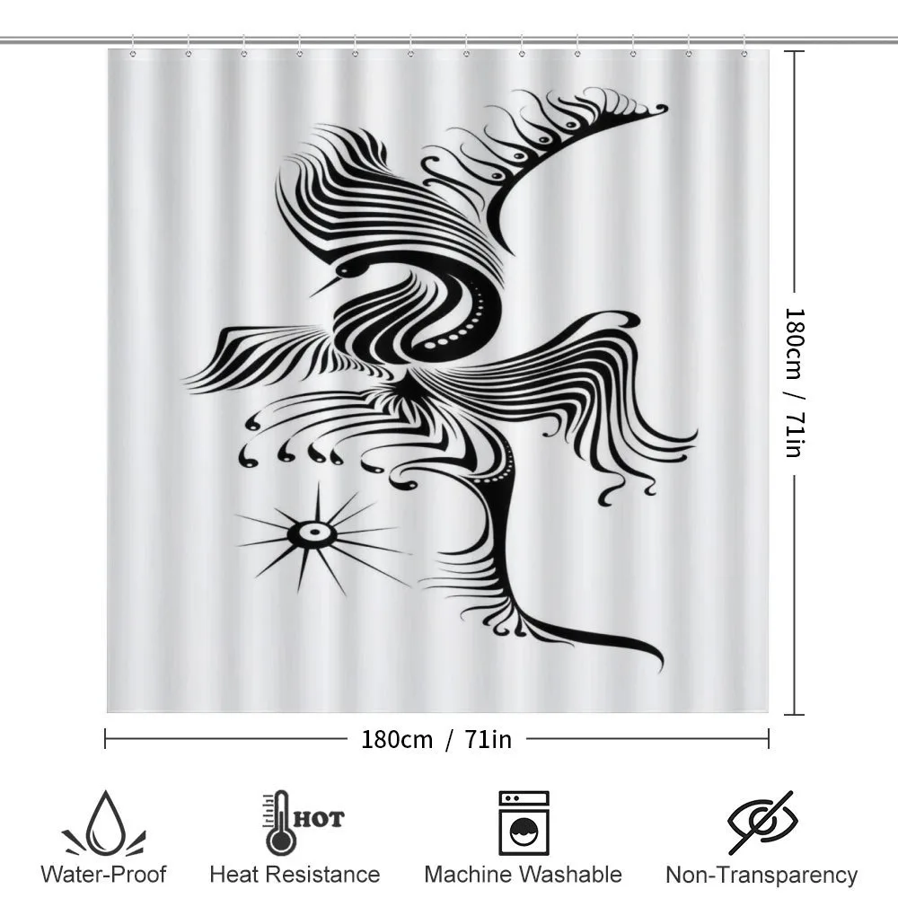 Abstract Phoenix Design — Detail 2