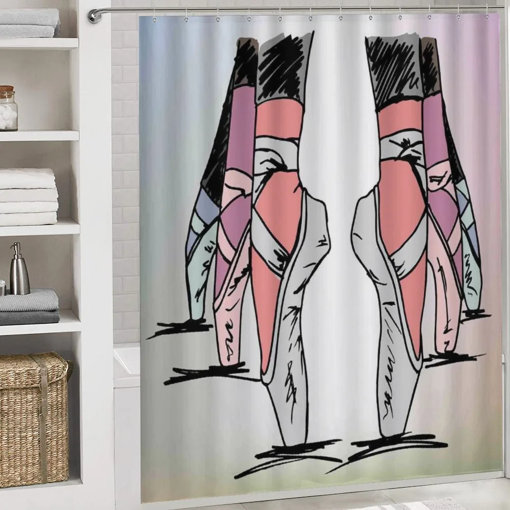 Ballerina Feet Sketch Art — Detail 4