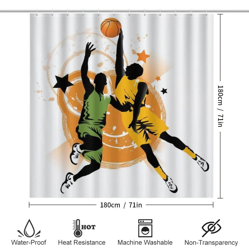 Basketball Players Art — Detail 2