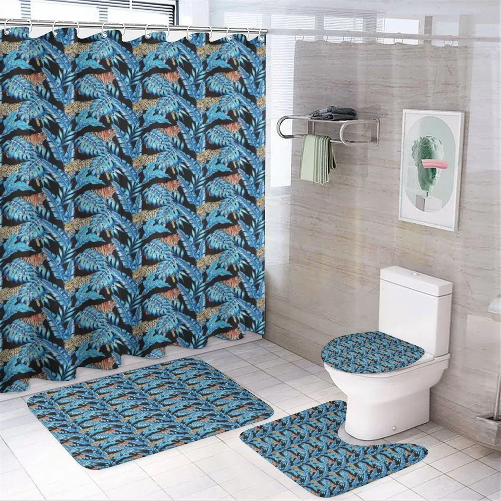 Blue Tropical Leaves Hawaii — Your design