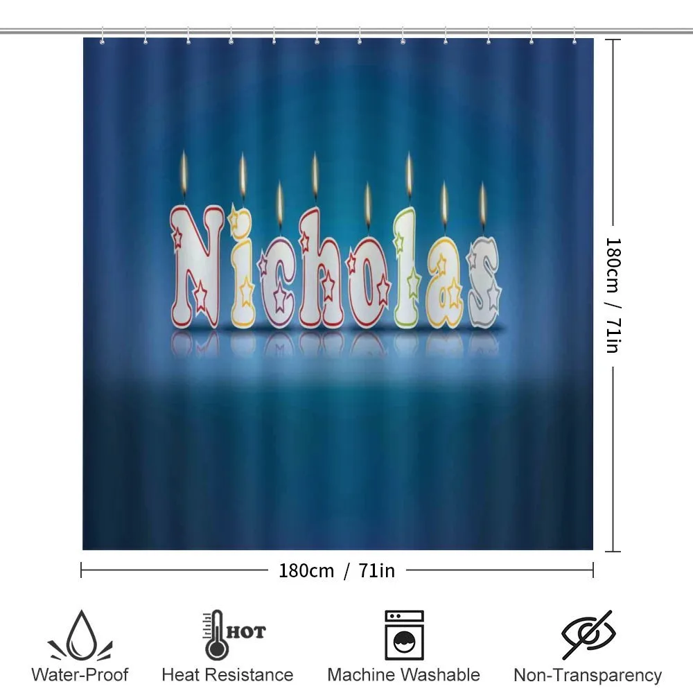 Boys Name Party Candle — Detail 2