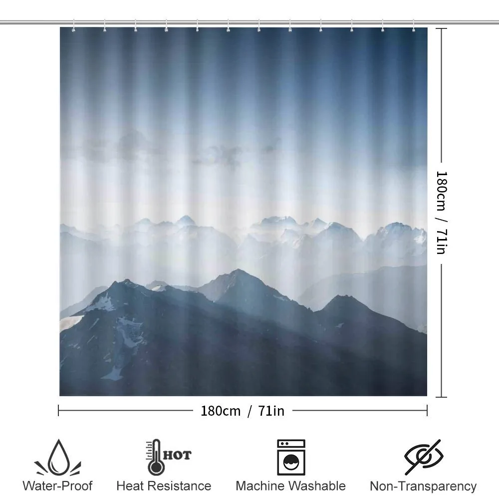 Foggy Morning Mountain — Detail 2