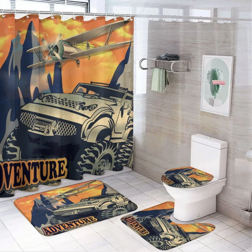 Grunge Big Car Plane — Your design