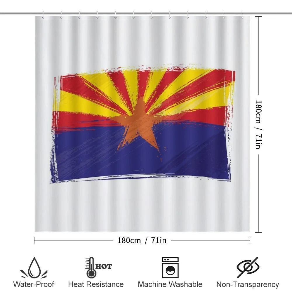 Grunge Design State Flag — Detail 2