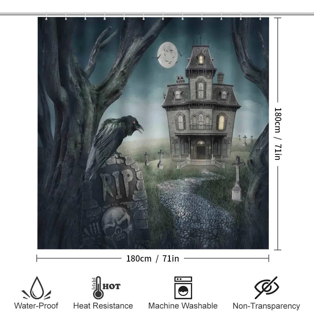 Haunted House Crow Tomb — Detail 2