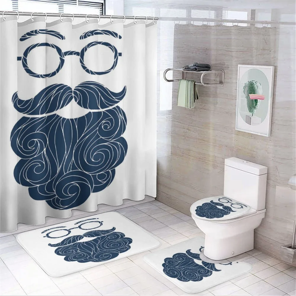 Hipster Fashion Beard Glasses — Your design