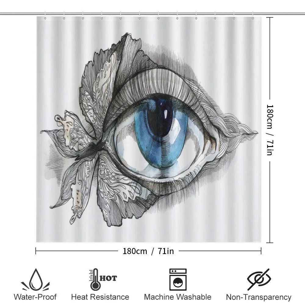 Human Eye Butterfly Dreamy — Detail 2