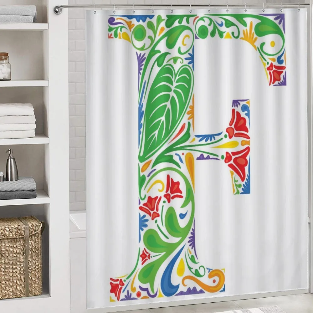Lively Floral Capital — Detail 4
