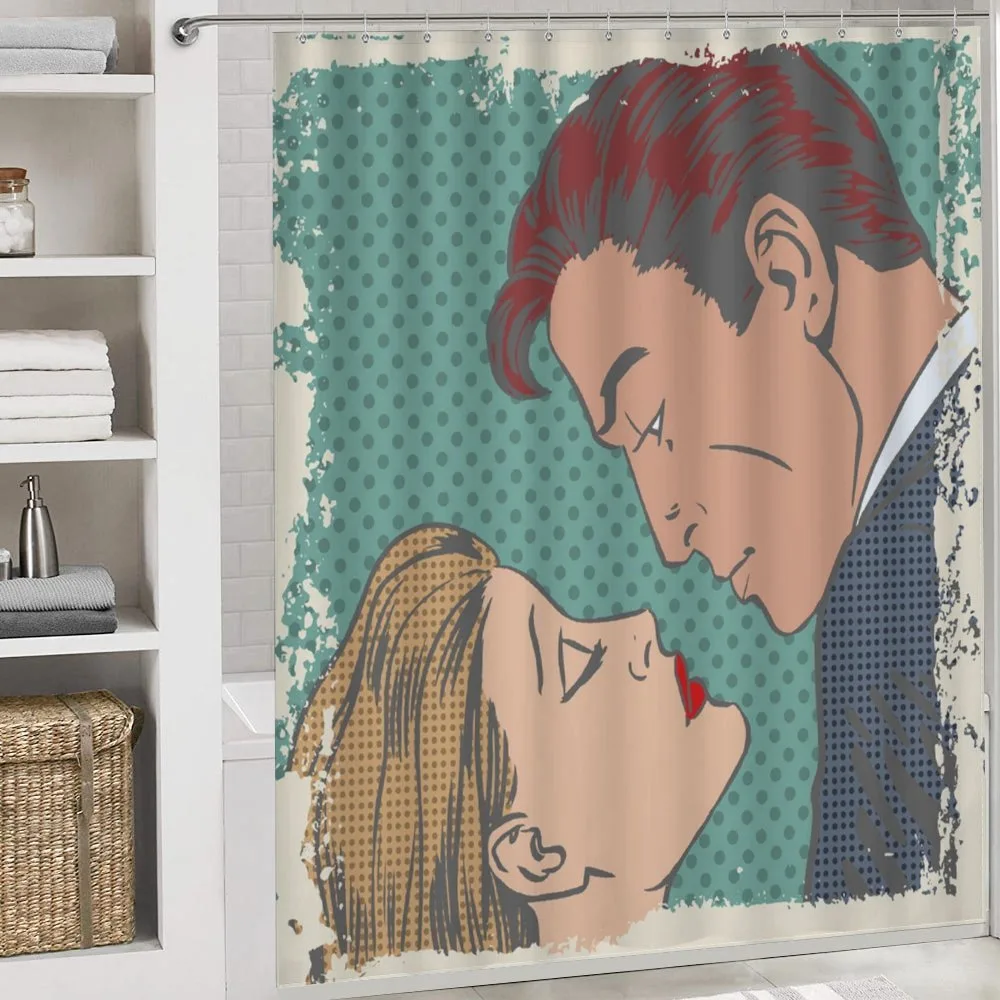 Lovers About to Kiss Art — Detail 4