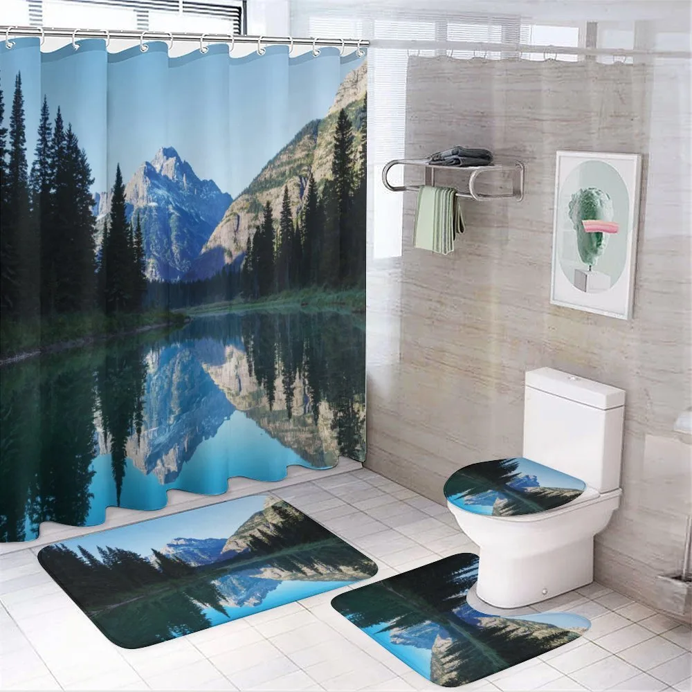 Mountain Reflection on Lake — Your design