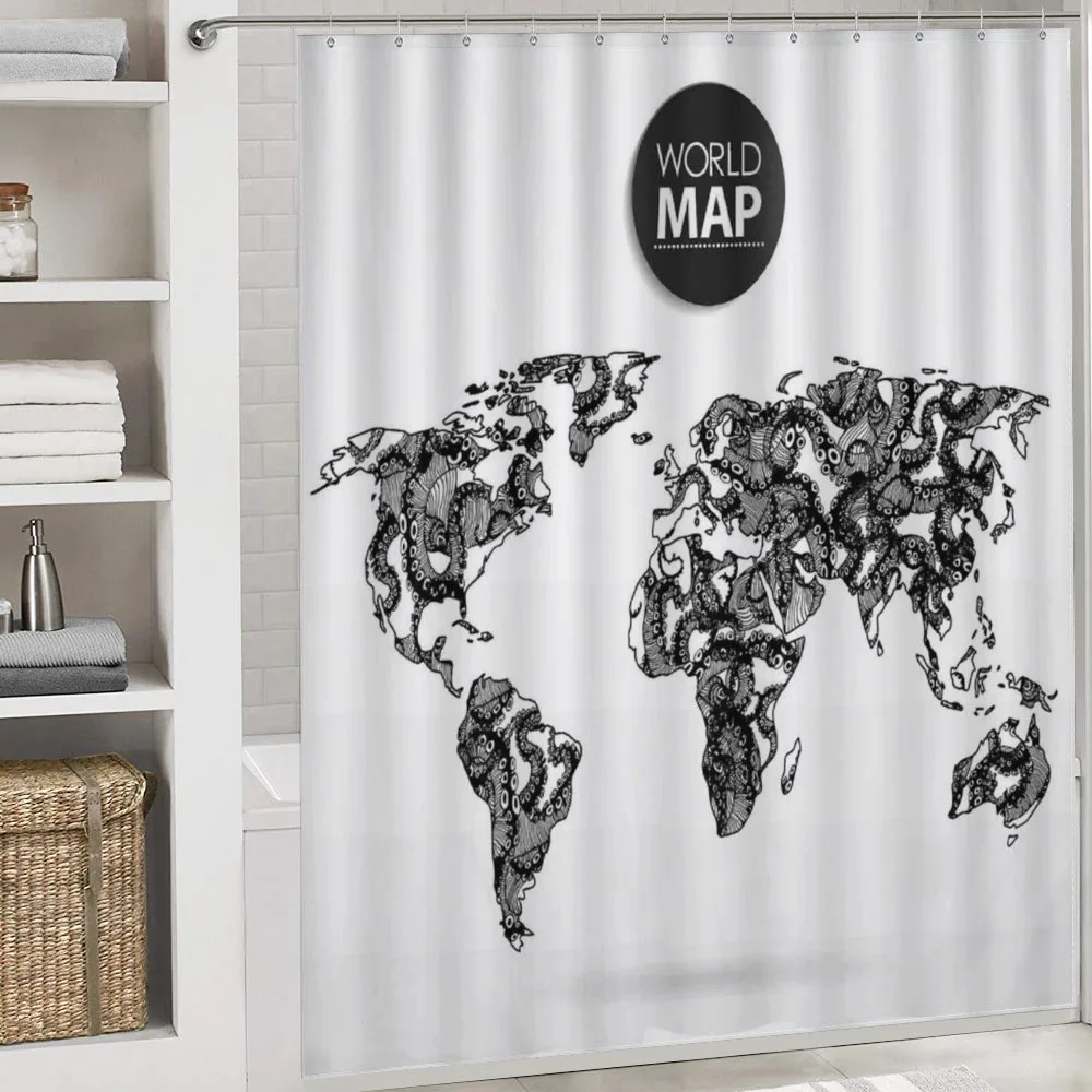 Octopus World Map — Detail 4