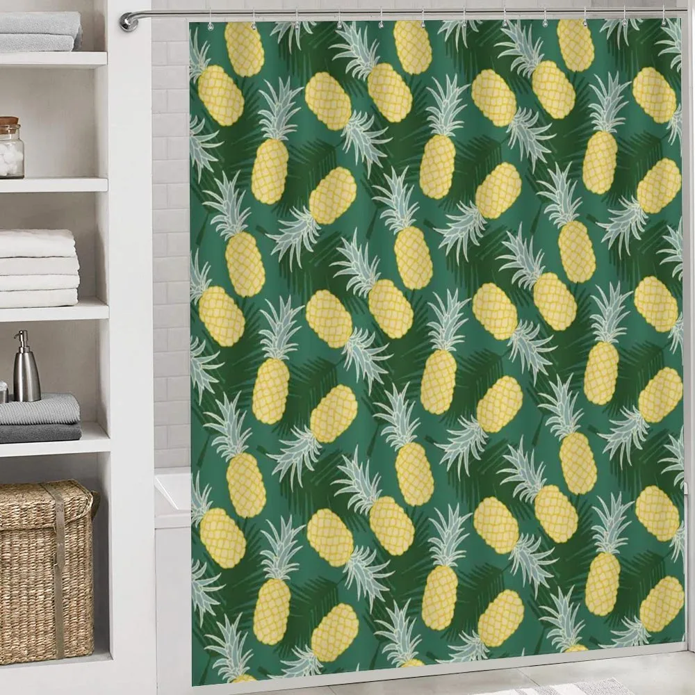 Palm Leaves Pineapples — Detail 4